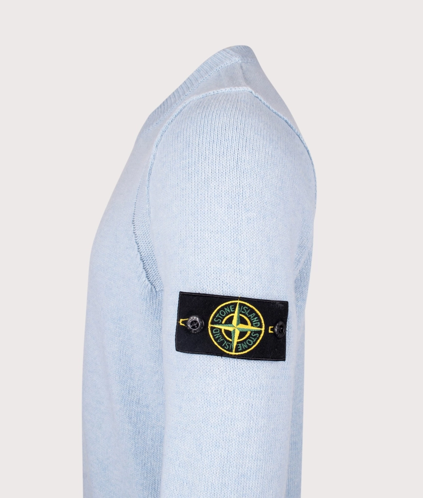 Stone Island Mens Lambswool Crew Neck Jumper